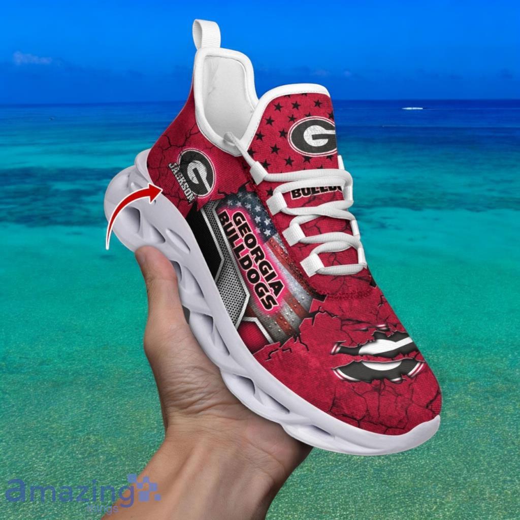 Custom Name NCAA Georgia Bulldogs Sneaker Max Soul Shoes Stride In Style For Men And Women image Custom Name NCAA Georgia Bulldogs Sneaker Max Soul Shoes Stride In Style For Men And Women Product Photo 1