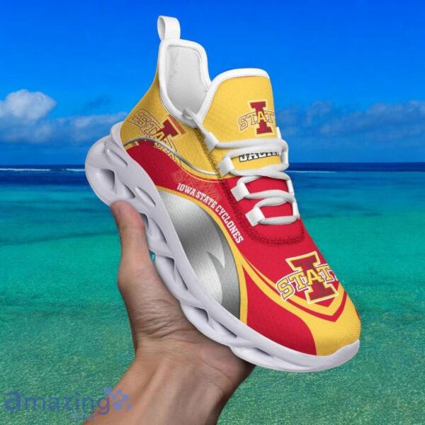 Custom Name NCAA Iowa State Cyclones Sneaker Max Soul Shoes Comfortable For Every Occasion For Men And Women Product Photo 1