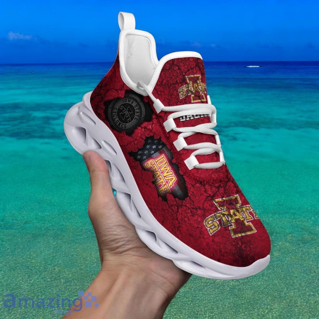 Custom Name NCAA Iowa State Cyclones Sneaker Max Soul Shoes Max Comfort Glide For Men And Women image Custom Name NCAA Iowa State Cyclones Sneaker Max Soul Shoes Max Comfort Glide For Men And Women Product Photo 1