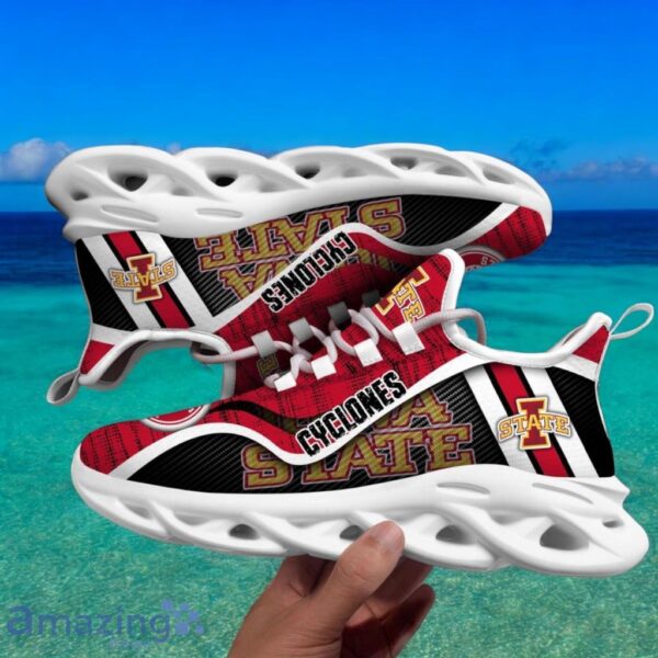 Custom Name NCAA Iowa State Cyclones Sneaker Max Soul Shoes Sole Elegance Walk For Men And Women Product Photo 1