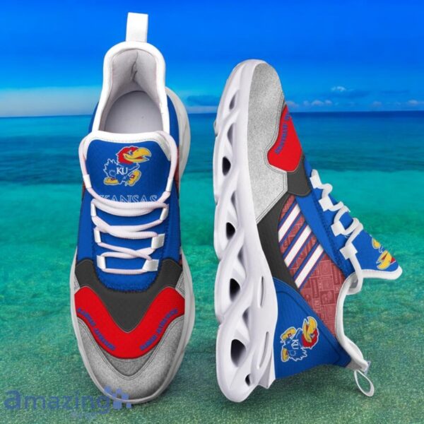 Custom Name NCAA Kansas Jayhawks Sneaker Max Soul Shoes Stride Elegance Parade For Men And Women Product Photo 1