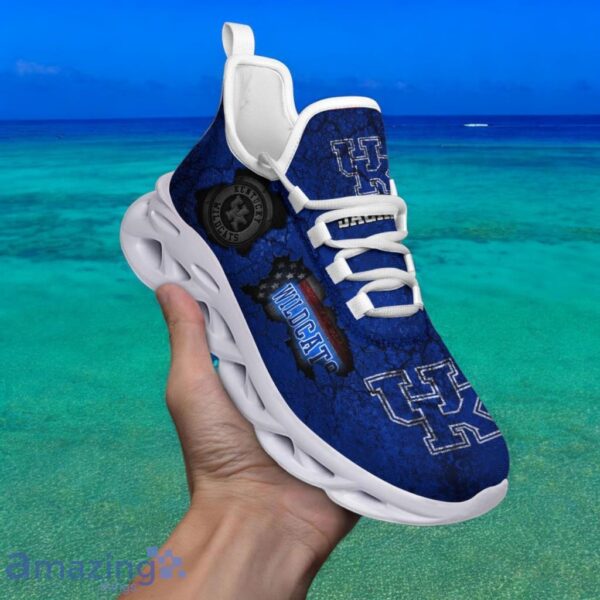 Custom Name NCAA Kentucky Wildcats Sneaker Max Soul Shoes Max Comfort Glide For Men And Women Product Photo 1