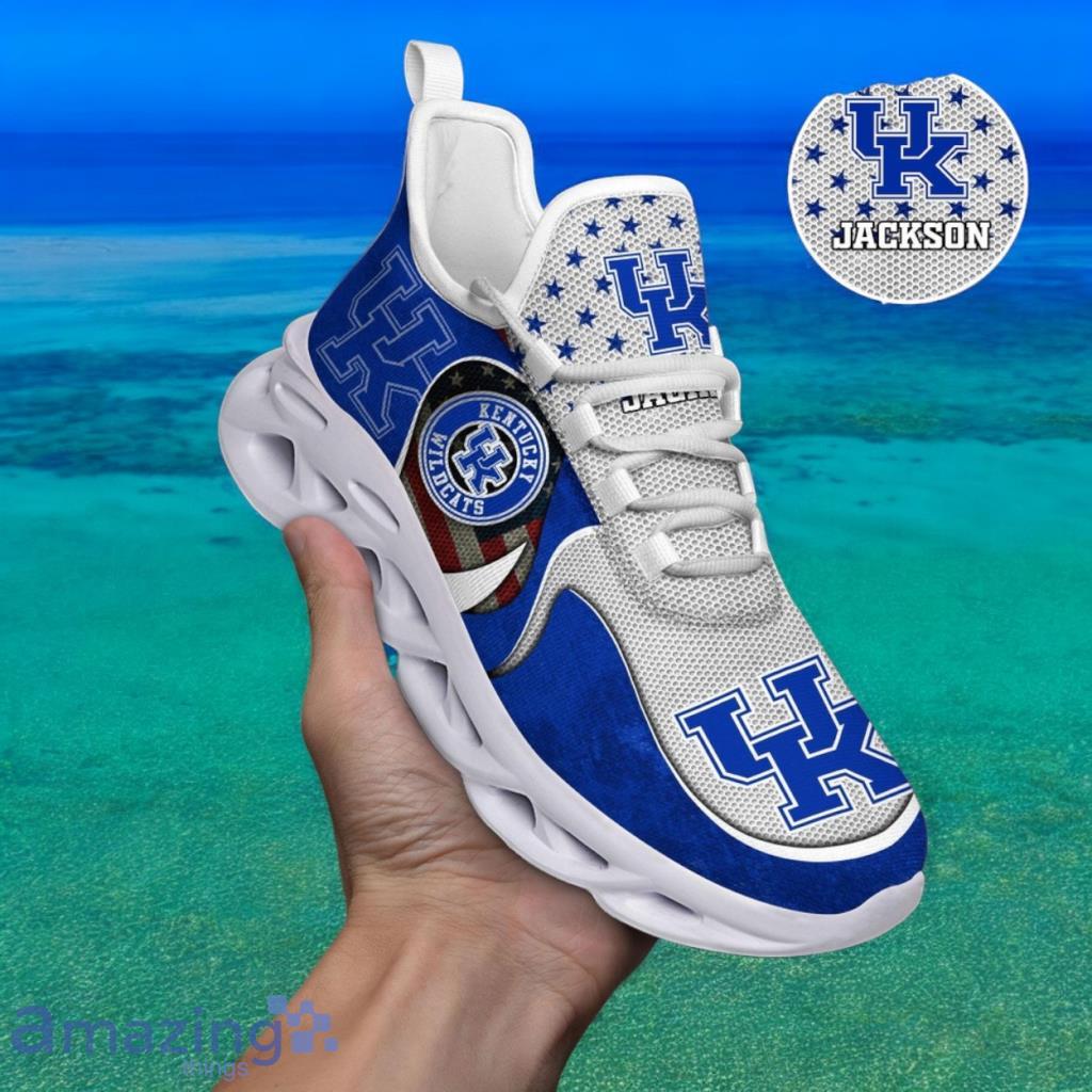 Custom Name NCAA Kentucky Wildcats Sneaker Max Soul Shoes Stride Glamorous Soul For Men And Women image Custom Name NCAA Kentucky Wildcats Sneaker Max Soul Shoes Stride Glamorous Soul For Men And Women Product Photo 1