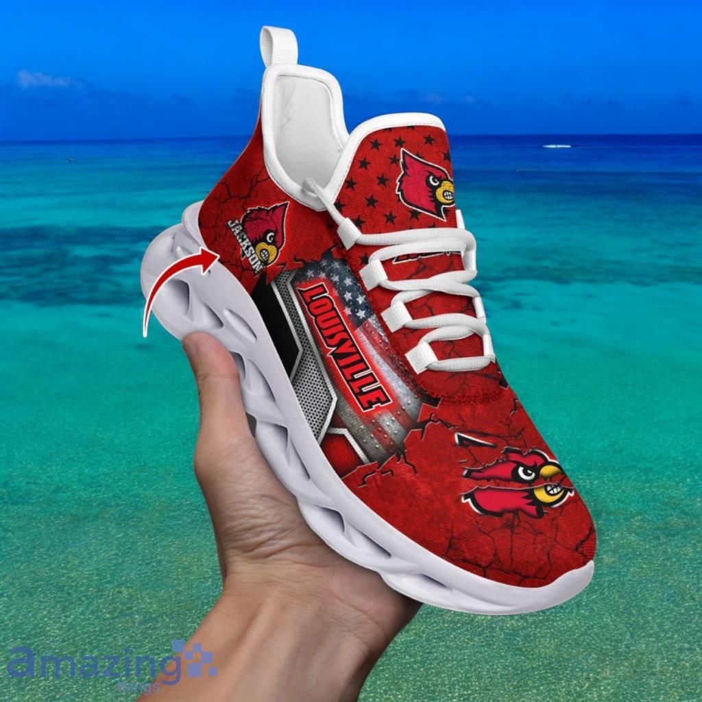 Custom Name NCAA Louisville Cardinals Sneaker Max Soul Shoes Sneaker Elegance Fusion For Men And Women image Custom Name NCAA Louisville Cardinals Sneaker Max Soul Shoes Sneaker Elegance Fusion For Men And Women Product Photo 1