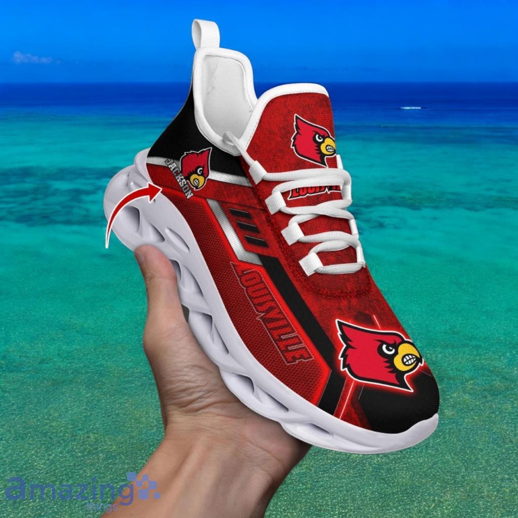 Custom Name NCAA Louisville Cardinals Sneaker Max Soul Shoes Soulful Steps For Men And Women image Custom Name NCAA Louisville Cardinals Sneaker Max Soul Shoes Soulful Steps For Men And Women Product Photo 1