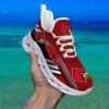 Custom Name NCAA Louisville Cardinals Sneaker Max Soul Shoes Stride Chic Blissful Parade For Men And Women
