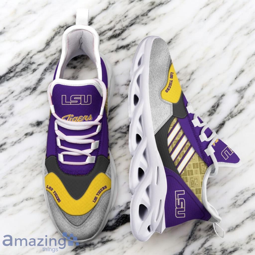 Custom Name NCAA Lsu Tigers Sneaker Max Soul Shoes Sporty Soul For Men And Women image Custom Name NCAA Lsu Tigers Sneaker Max Soul Shoes Sporty Soul For Men And Women Product Photo 1