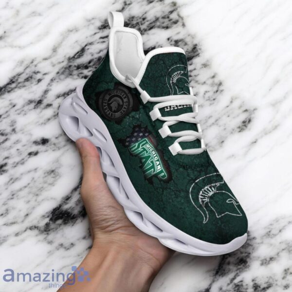 Custom Name NCAA Michigan State Spartans Sneaker Max Soul Shoes Max Comfort For Men And Women Product Photo 1