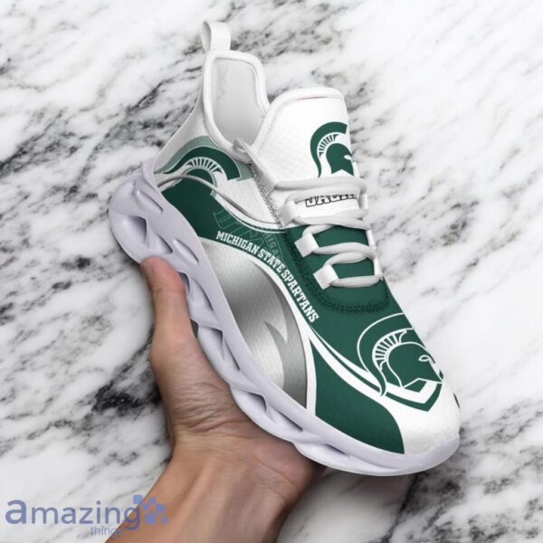 Custom Name NCAA Michigan State Spartans Sneaker Max Soul Shoes Max Soul Motion For Men And Women Product Photo 1