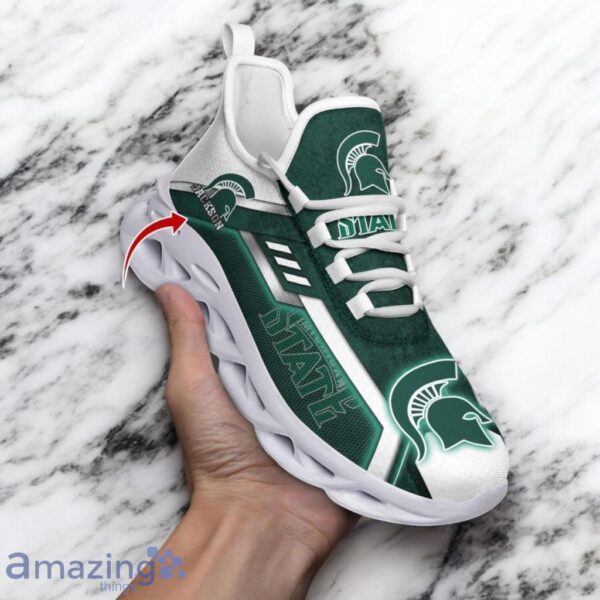 Custom Name NCAA Michigan State Spartans Sneaker Max Soul Shoes Soulful Stride For Men And Women Product Photo 1
