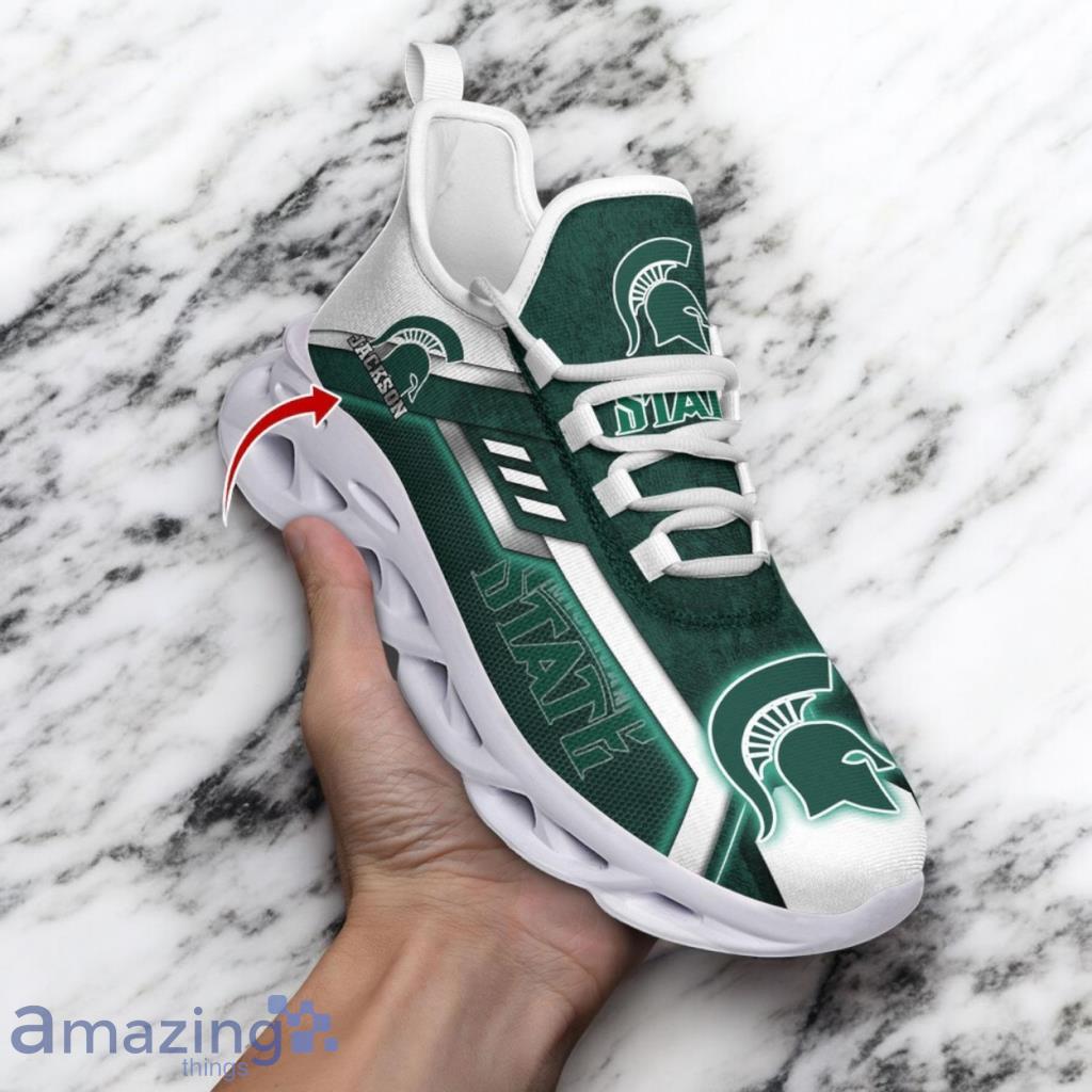 Custom Name NCAA Michigan State Spartans Sneaker Max Soul Shoes Soulful Stride For Men And Women image Custom Name NCAA Michigan State Spartans Sneaker Max Soul Shoes Soulful Stride For Men And Women Product Photo 1