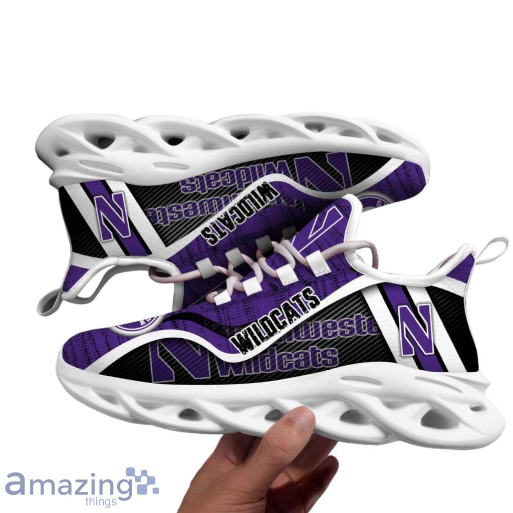 Custom Name NCAA Northwestern Wildcats Sneaker Max Soul Shoes Stride Into Elegance For Men And Women image Custom Name NCAA Northwestern Wildcats Sneaker Max Soul Shoes Stride Into Elegance For Men And Women Product Photo 1