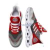 Custom Name NCAA Ohio State Buckeyes Sneaker Max Soul Shoes Sporty Soul For Men And Women