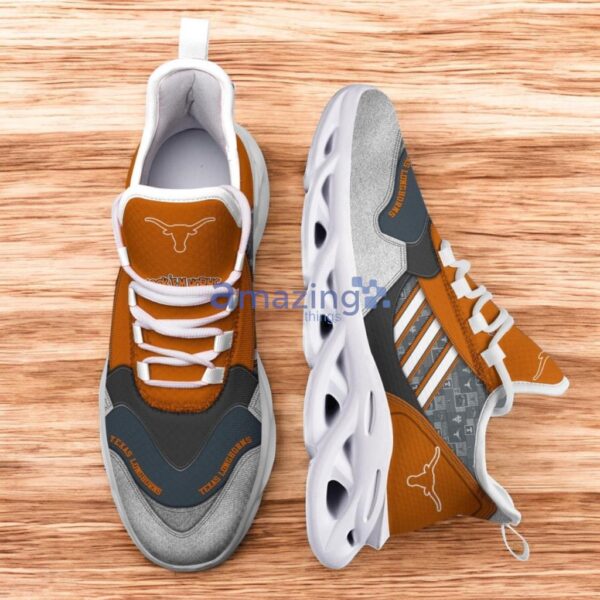 Custom Name NCAA Texas Longhorns Sneaker Max Soul Shoes Stride Elegance Parade For Men And Women Product Photo 1