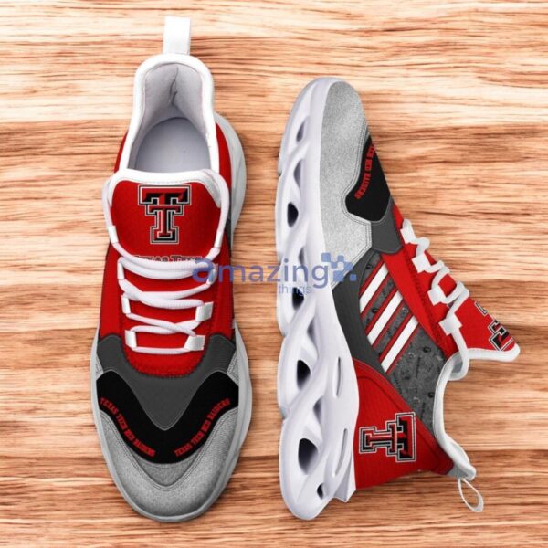 Custom Name NCAA Texas Tech Red Raiders Sneaker Max Soul Shoes Kick Bliss Parade For Men And Women Product Photo 1