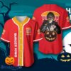 Custom Name Scary Michael Myers Pumpkin Burger King Beer Halloween – Unisex