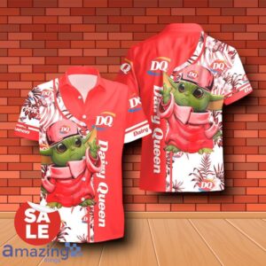 Dairy Queen Baby Yoda Hawaiian Shirt & Short Product Photo 2