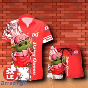 Dairy Queen Baby Yoda Hawaiian Shirt & Short Product Photo 1