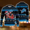 Detroit Lions Santa Claus Dabbing Funny Ugly Christmas Sweater For Men And Women
