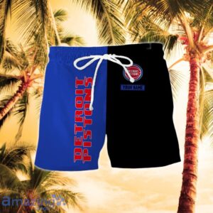 Detroit Pistons Combo Hawaiian Shirt And Short Unique Gift Product Photo 2