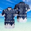 Detroit Tigers MLB  Snow Pine Christmas Tropical Hawaiian Shirt