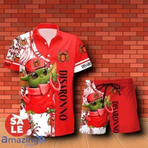 Disaronno Baby Yoda Hawaiian Shirt & Short Product Photo 1