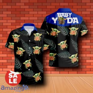Domino's Pizza Baby Yoda Hug Hawaiian Shirt & Short Product Photo 2