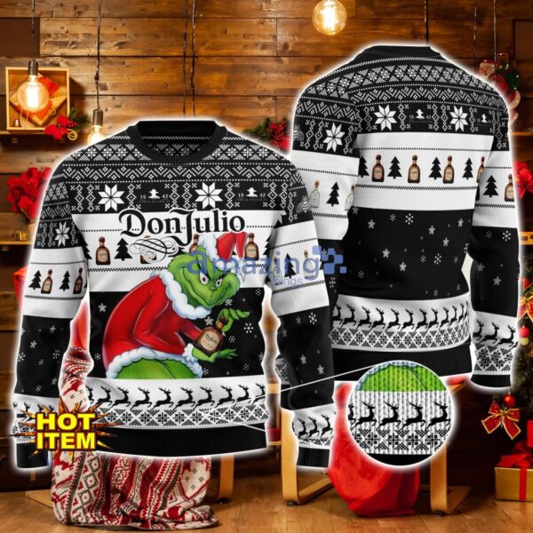 Don Julio Grinch Hug Logo Ugly Christmas Sweater Christmas Gift For Men And Women Product Photo 1