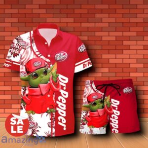 Dr Pepper Baby Yoda Hawaiian Shirt & Short Product Photo 1