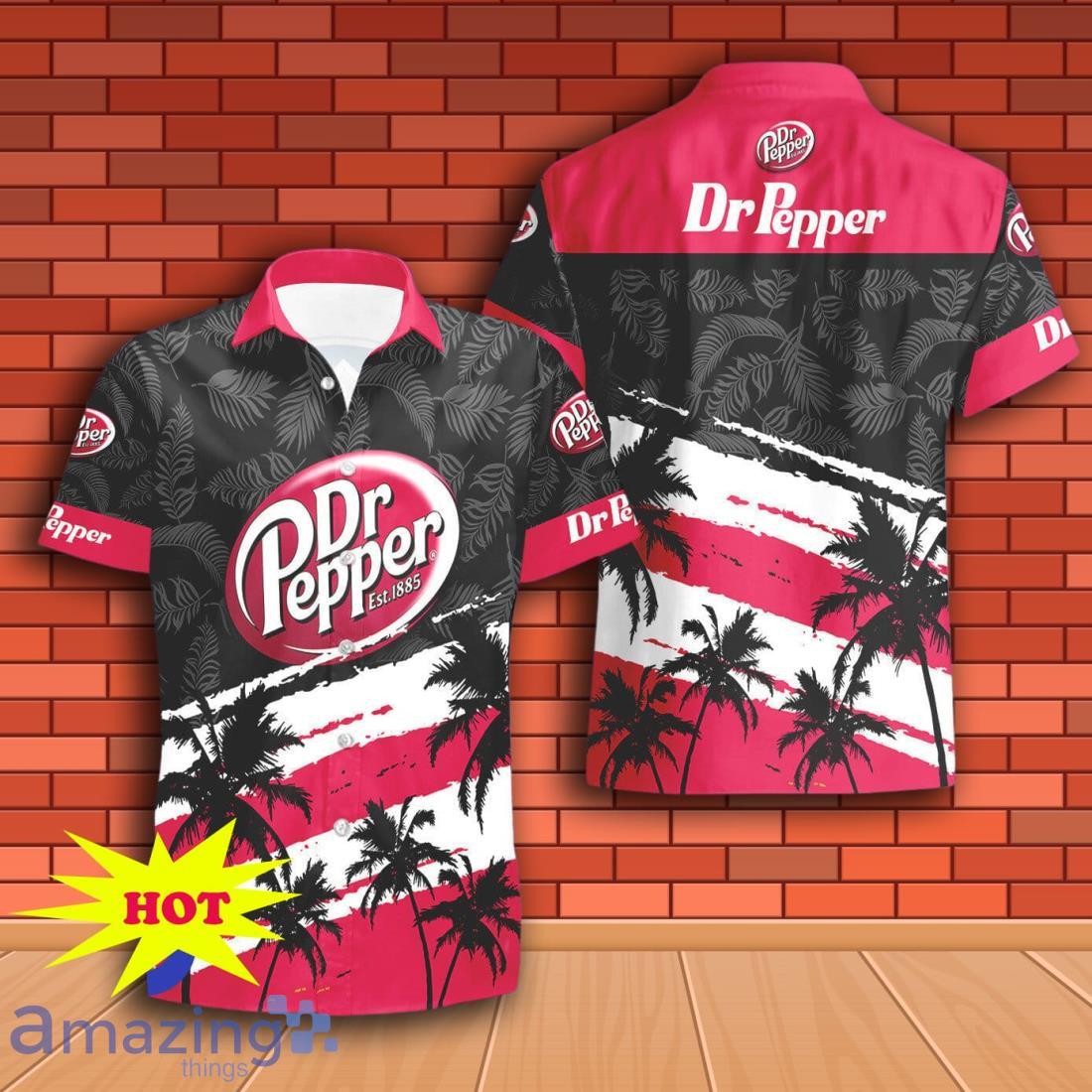 Dr Pepper Hawaiian Shirt And Short Gift Ideas For Men Women image Dr Pepper Hawaiian Shirt And Short Gift Ideas For Men Women Product Photo 1