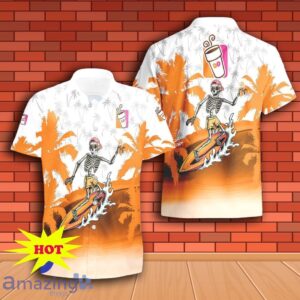 Dunkin Donuts Skull Hawaiian Shirt And Short Gift Ideas For Men Women Product Photo 1