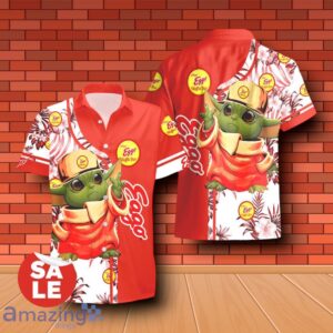 Eggo Baby Yoda Hawaiian Shirt & Short Product Photo 2