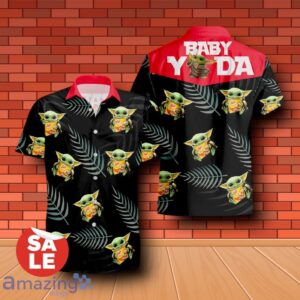 Eggo Baby Yoda Hug Hawaiian Shirt & Short Product Photo 2