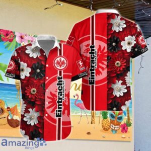 Eintracht Frankfurt Combo Hawaiian Shirt And Short Impressive Gift Product Photo 1