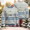 EP-3 Orion EP3 AOP Aircraft Ugly Christmas Sweater Christmas Gift Veteran Light Blue Color