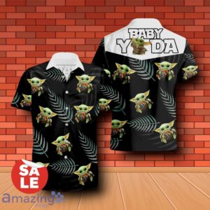 Evan Williams Baby Yoda Hug Hawaiian Shirt & Short Product Photo 2