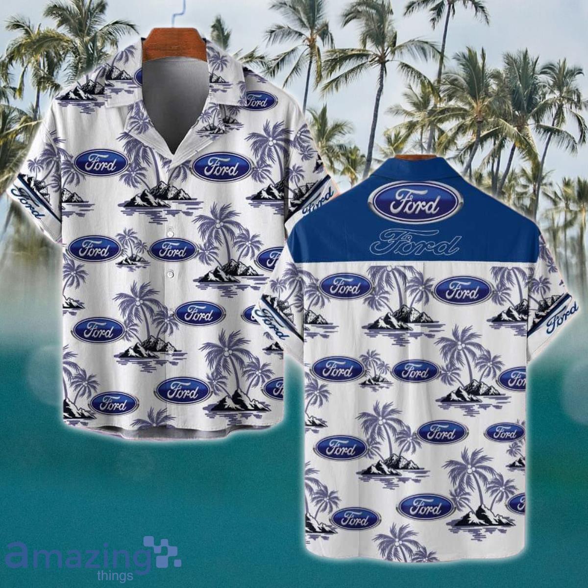 Ford Hawaiian Shirt And Short Unique Gift For Men And Women image Ford Hawaiian Shirt And Short Unique Gift For Men And Women Product Photo 1