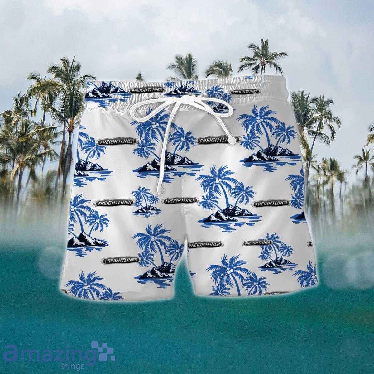Freightliner Hawaiian Shirt And Short Unique Gift For Men And Women image Freightliner Hawaiian Shirt And Short Unique Gift For Men And Women Product Photo 2
