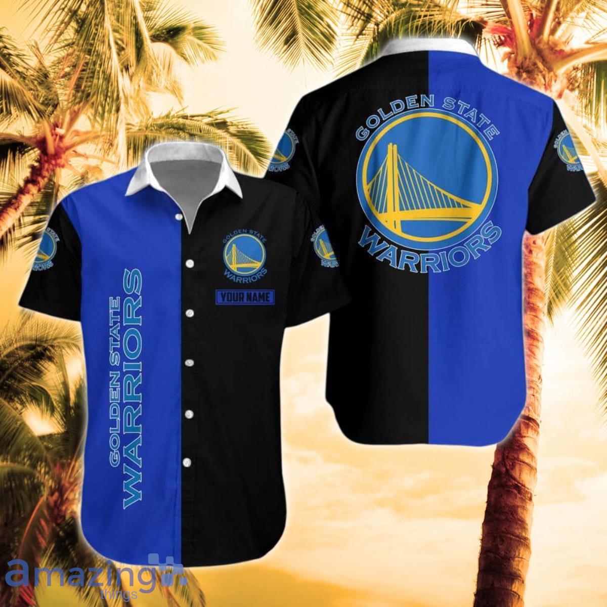 Golden State Warriors Combo Hawaiian Shirt And Short Unique Gift image Golden State Warriors Combo Hawaiian Shirt And Short Unique Gift Product Photo 1