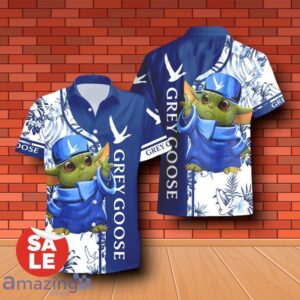 Grey Goose Vodka Baby Yoda Hawaiian Shirt & Short Product Photo 2