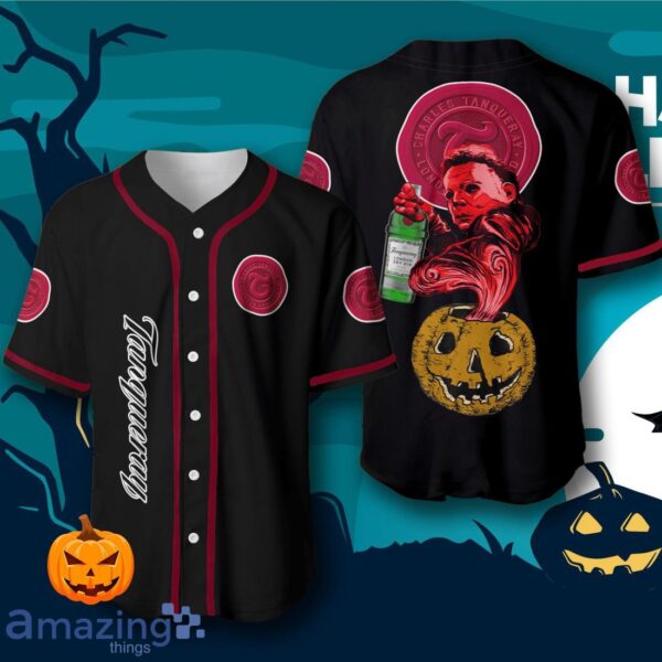 Halloween Costume Horror Tanqueray Michael Myers Baseball Jersey Product Photo 1