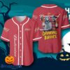 Halloween Horror Freddy And Jason Budweiser Beer Drinking Buddies Baseball Jersey