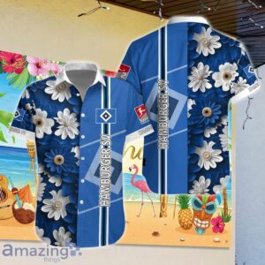 Hamburger SV Combo Hawaiian Shirt And Short Impressive Gift Product Photo 1