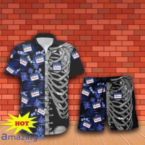 Hamm's Beer Button Skeleton Hawaiian Shirt And Short Gift Ideas For Men Women Product Photo 2