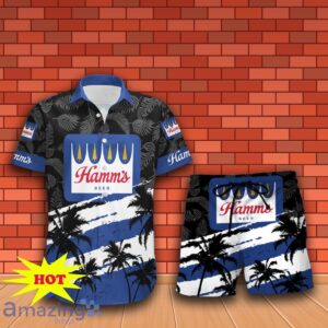 Hamm's Beer Hawaiian Shirt And Short Gift Ideas For Men Women image Hamm's Beer Hawaiian Shirt And Short Gift Ideas For Men Women Product Photo 2
