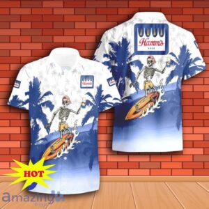 Hamm's Beer Skull Hawaiian Shirt And Short Gift Ideas For Men Women Product Photo 1