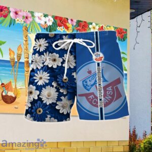 Hansa Rostock Combo Hawaiian Shirt And Short Impressive Gift Product Photo 2