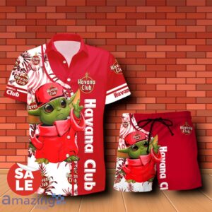 Havana Club Baby Yoda Hawaiian Shirt & Short Product Photo 1