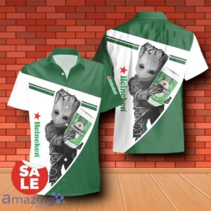 Hendrick's Gin Groot Hug Combo Hawaiian Shirt & Shorts 3D Design For Men Women Product Photo 2