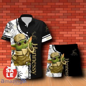 Hennessy Baby Yoda Hawaiian Shirt & Short Product Photo 1